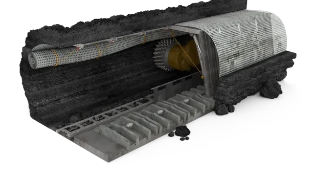 Крепление бортов и кровли в шахтах и рудниках